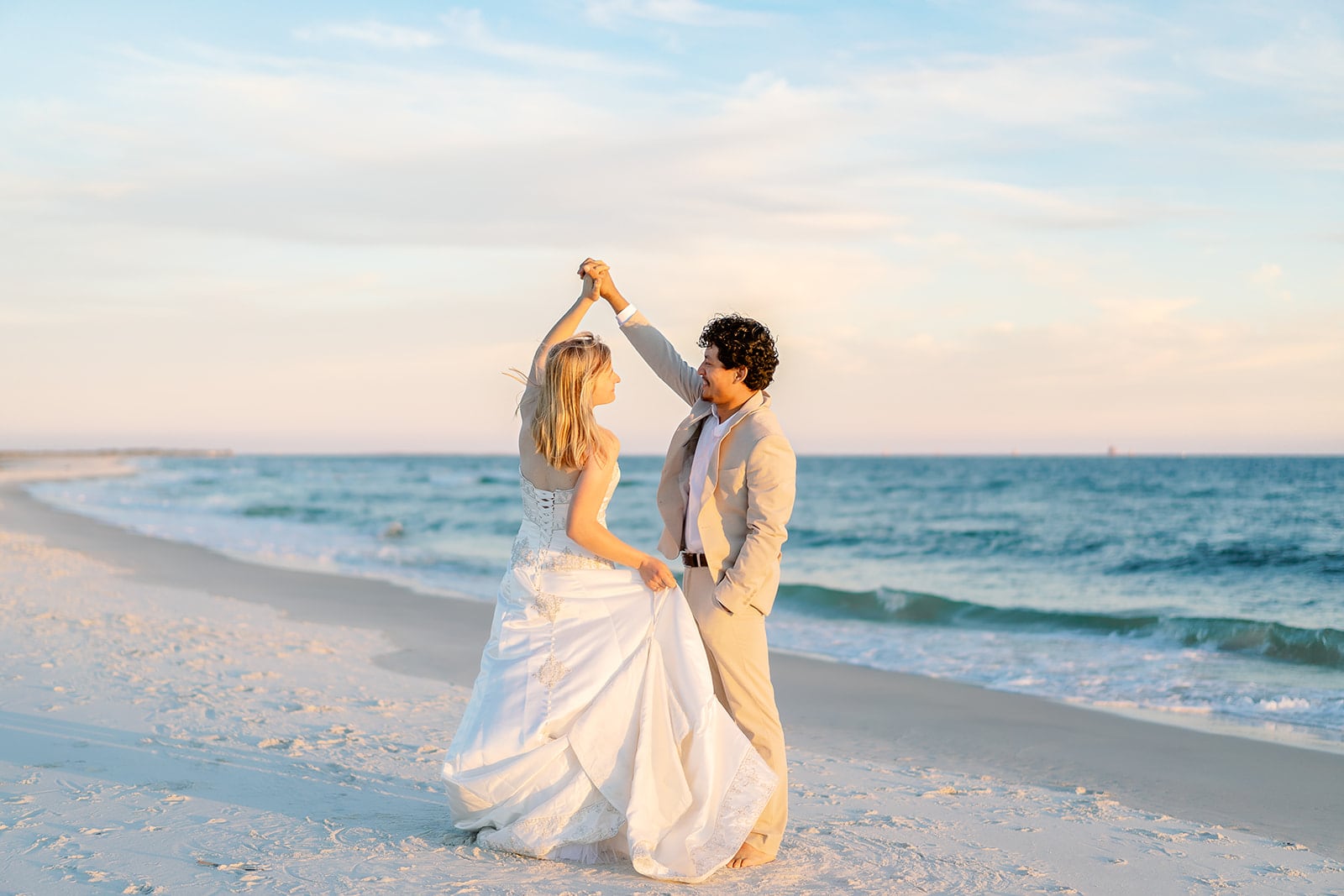 Aceituno bridal portraits, Dauphin Island