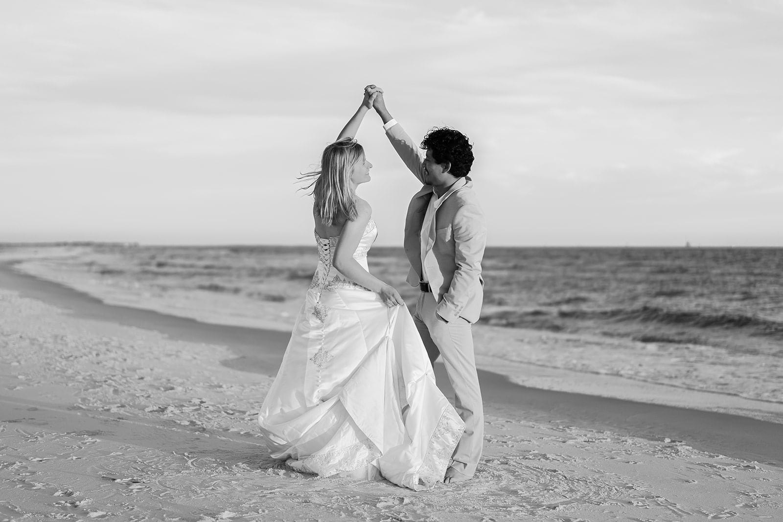 Aceituno bridal portraits, Dauphin Island
