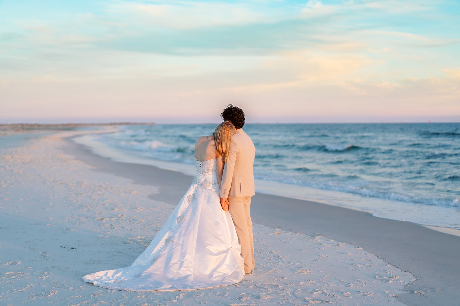 Aceituno bridal portraits, Dauphin Island