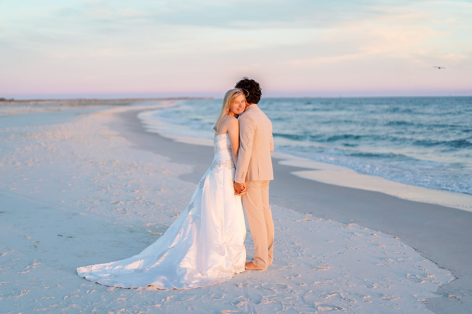 Aceituno bridal portraits, Dauphin Island