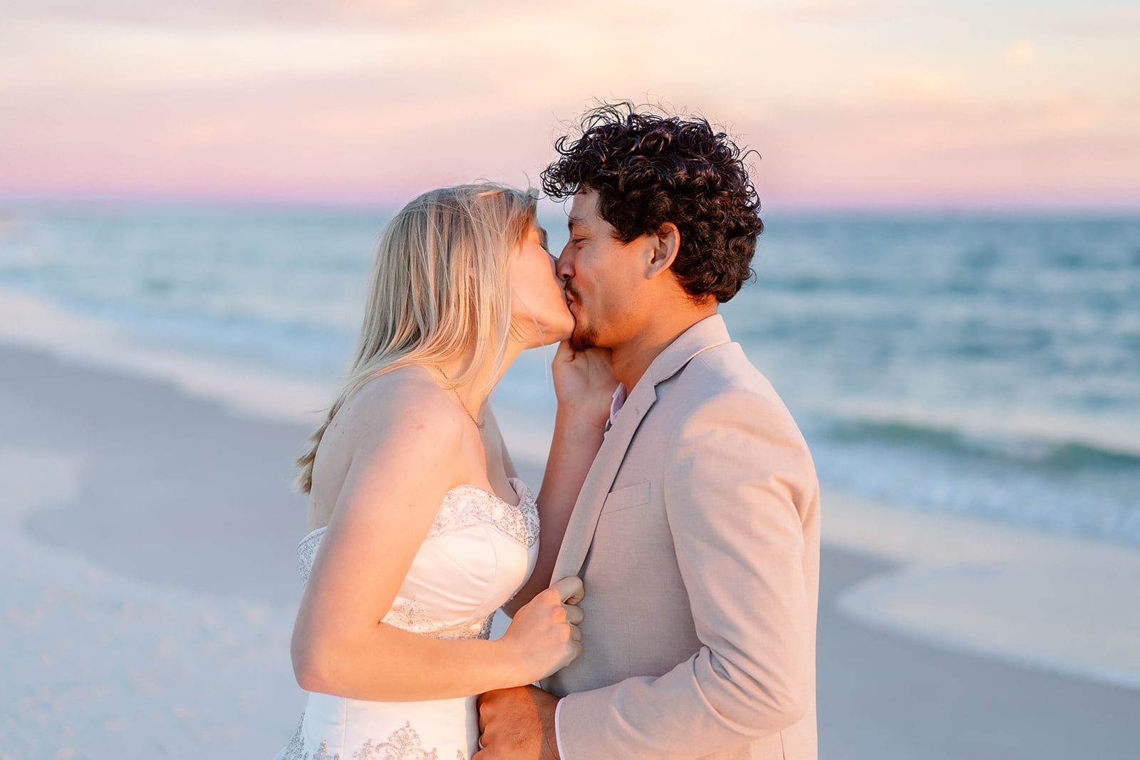 Aceituno bridal portraits, Dauphin Island