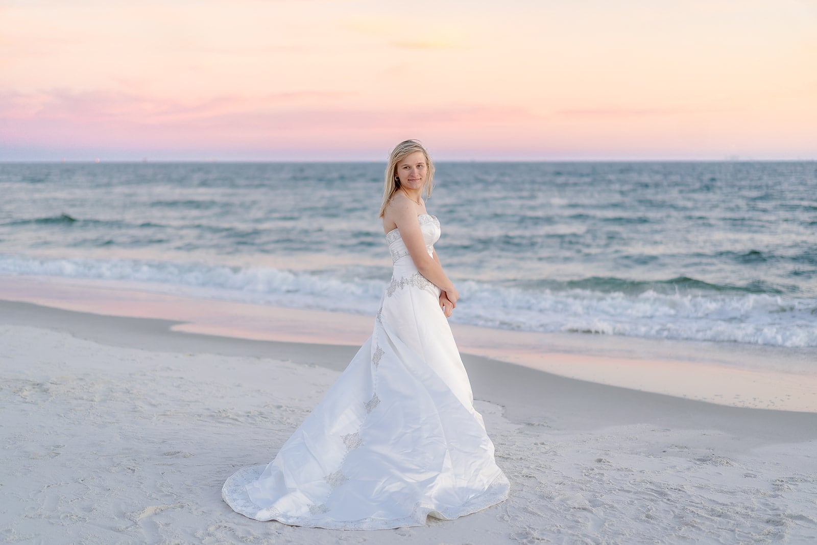 Aceituno bridal portraits, Dauphin Island