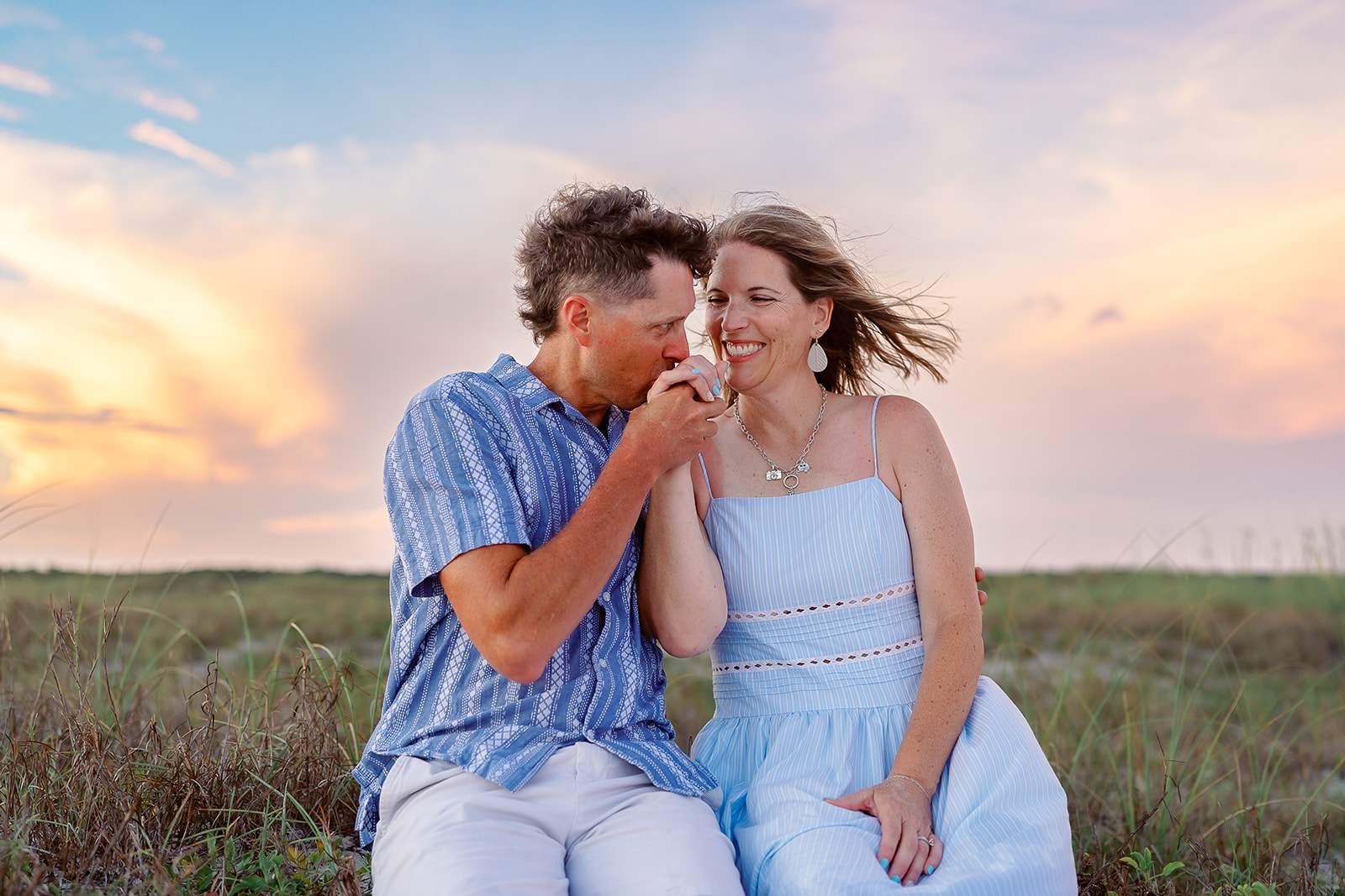 Catherine Wilson couples session, Dauphin Island