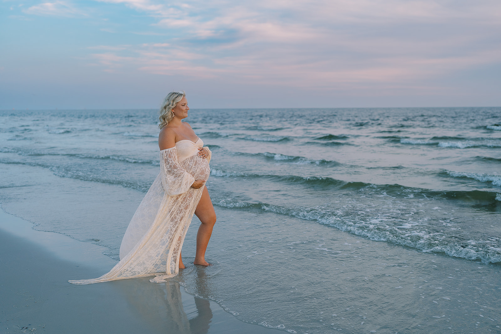 Hodges maternity session, Gulf Coast