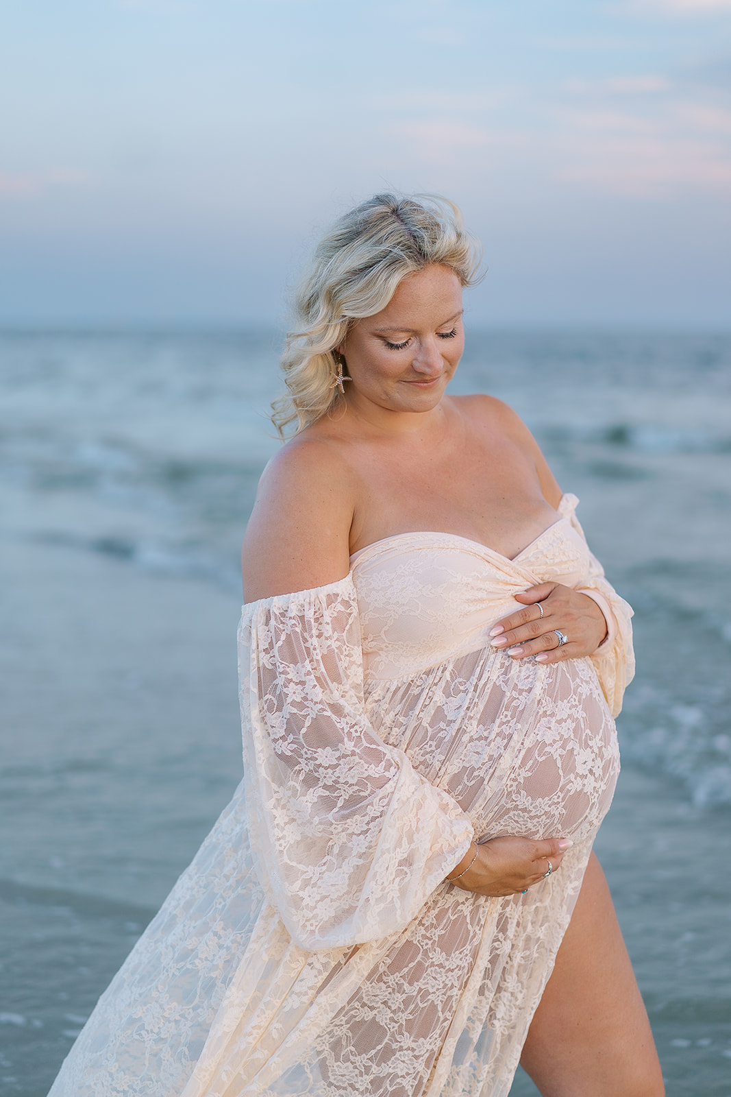 Hodges maternity session, Gulf Coast