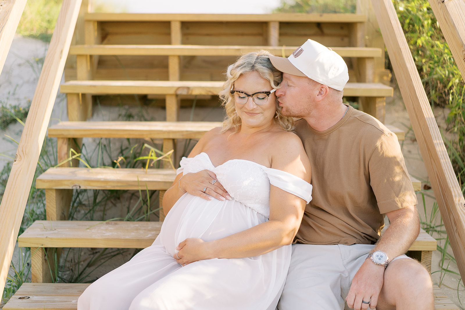 Hodges maternity session, Gulf Coast