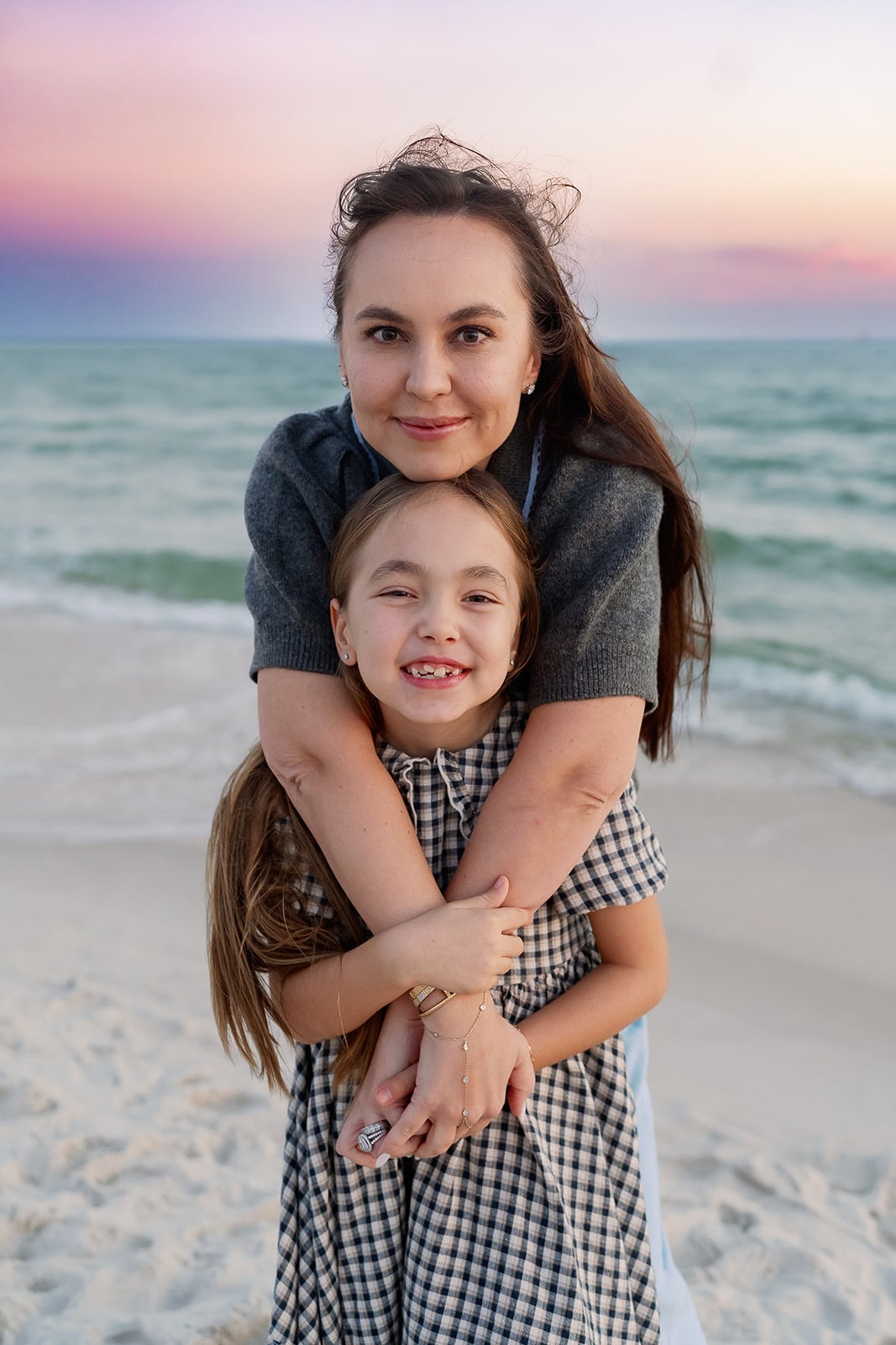 Lyutikova family, Dauphin Island