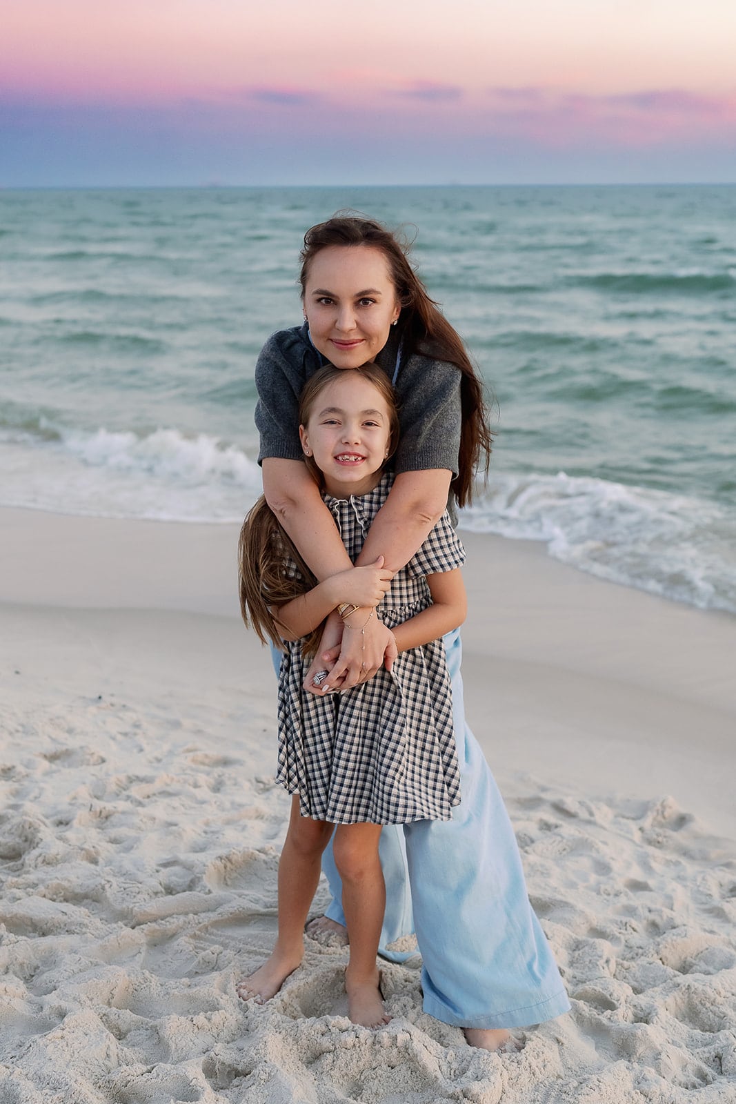 Lyutikova family, Dauphin Island