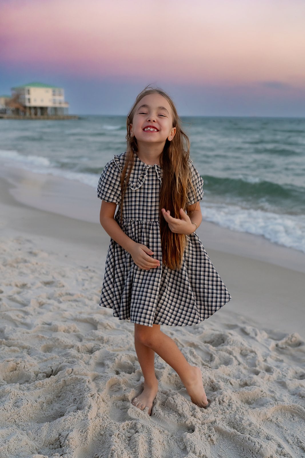 Lyutikova family, Dauphin Island