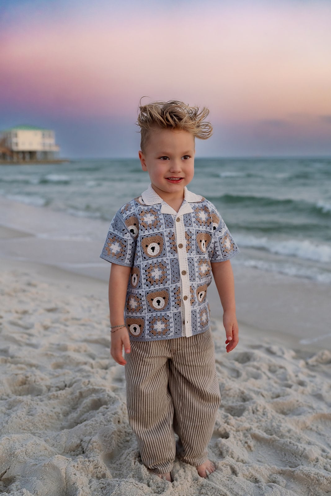 Lyutikova family, Dauphin Island