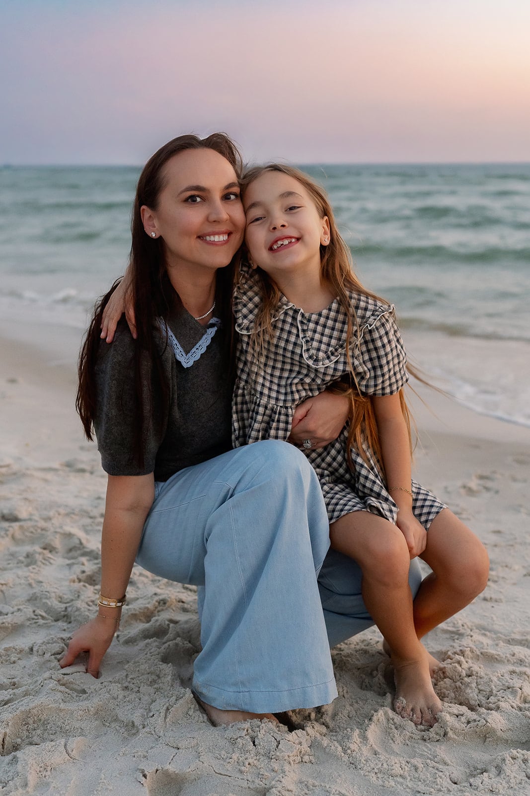 Lyutikova family, Dauphin Island
