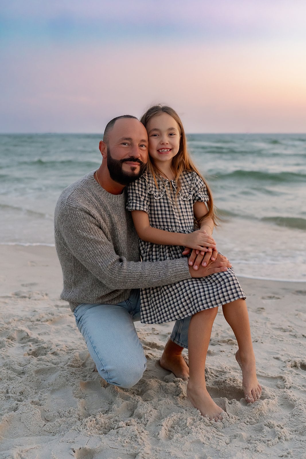 Lyutikova family, Dauphin Island