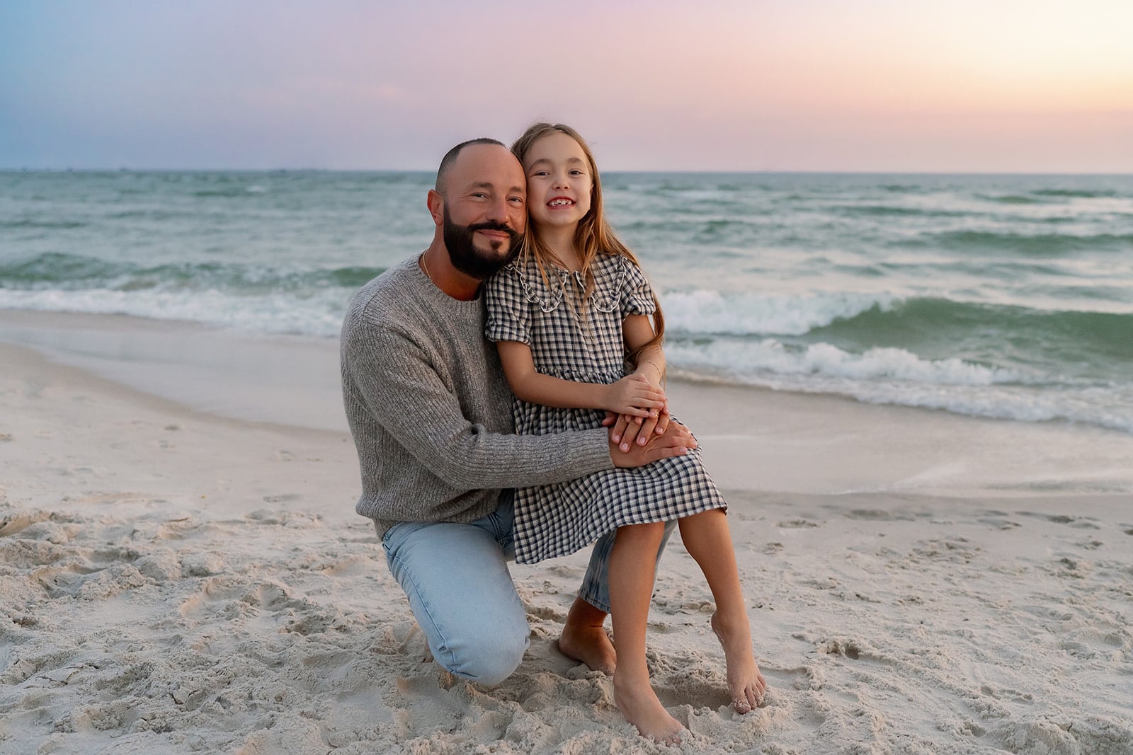 Lyutikova family, Dauphin Island
