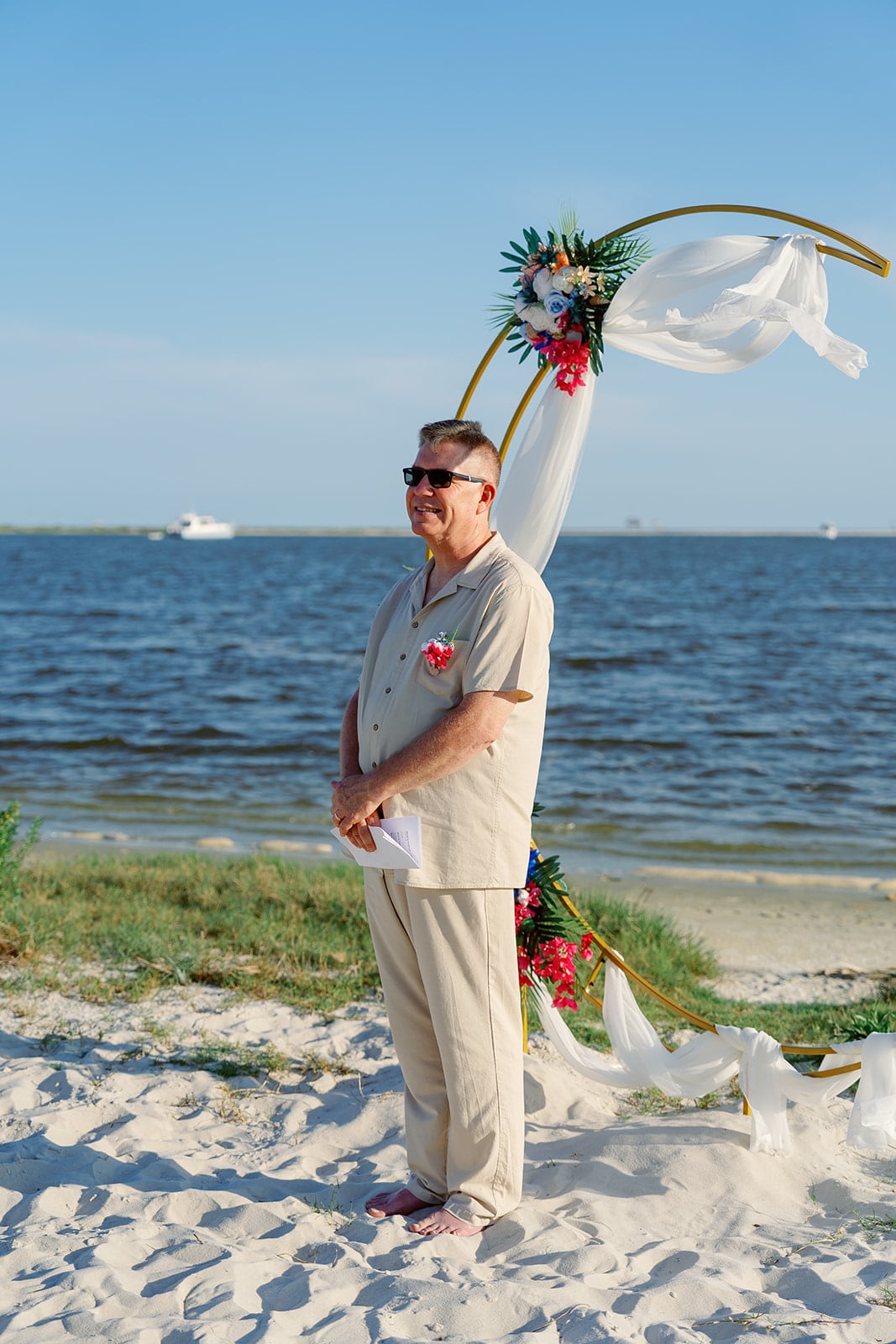 McGruder wedding, Dauphin Island