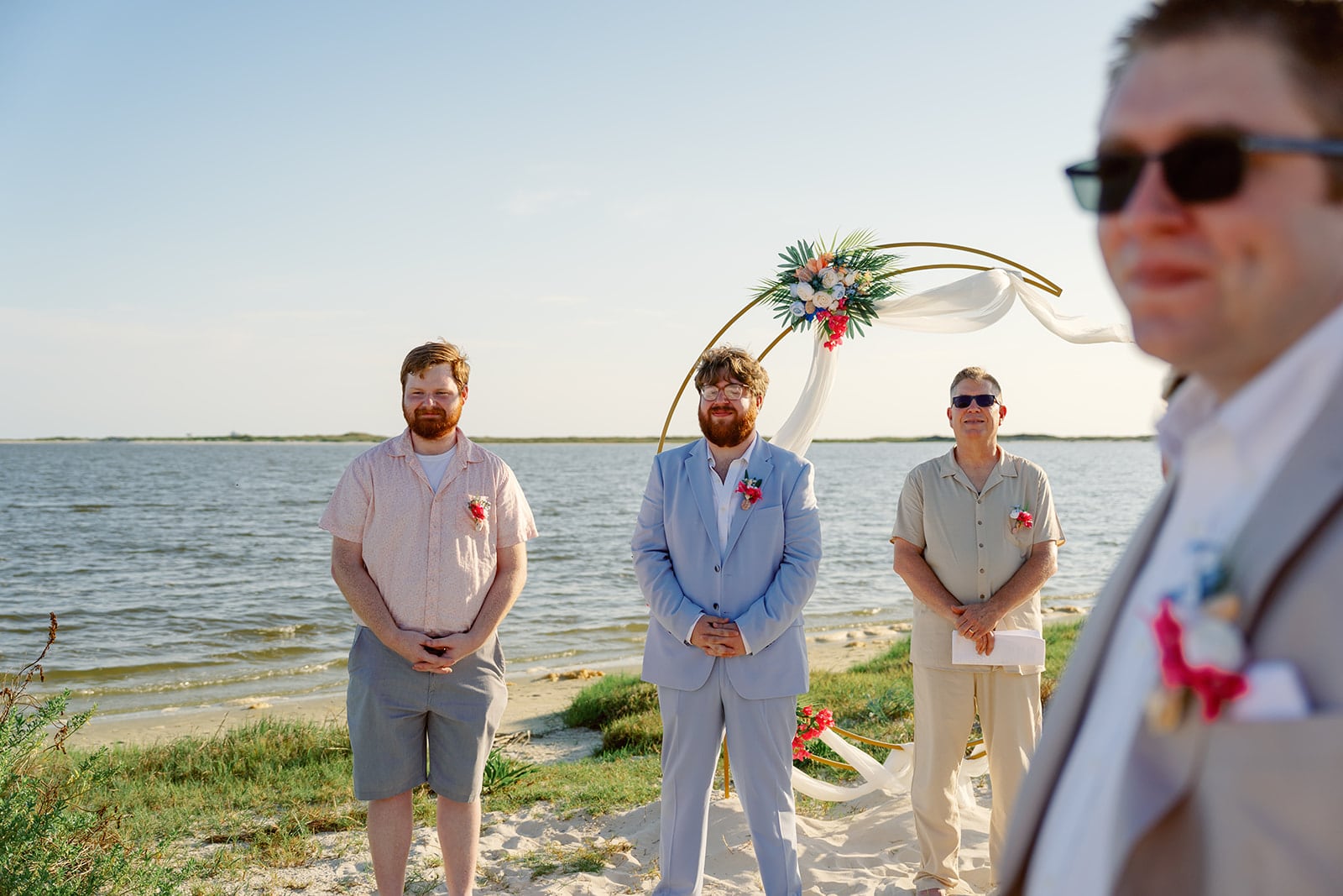 McGruder wedding, Dauphin Island