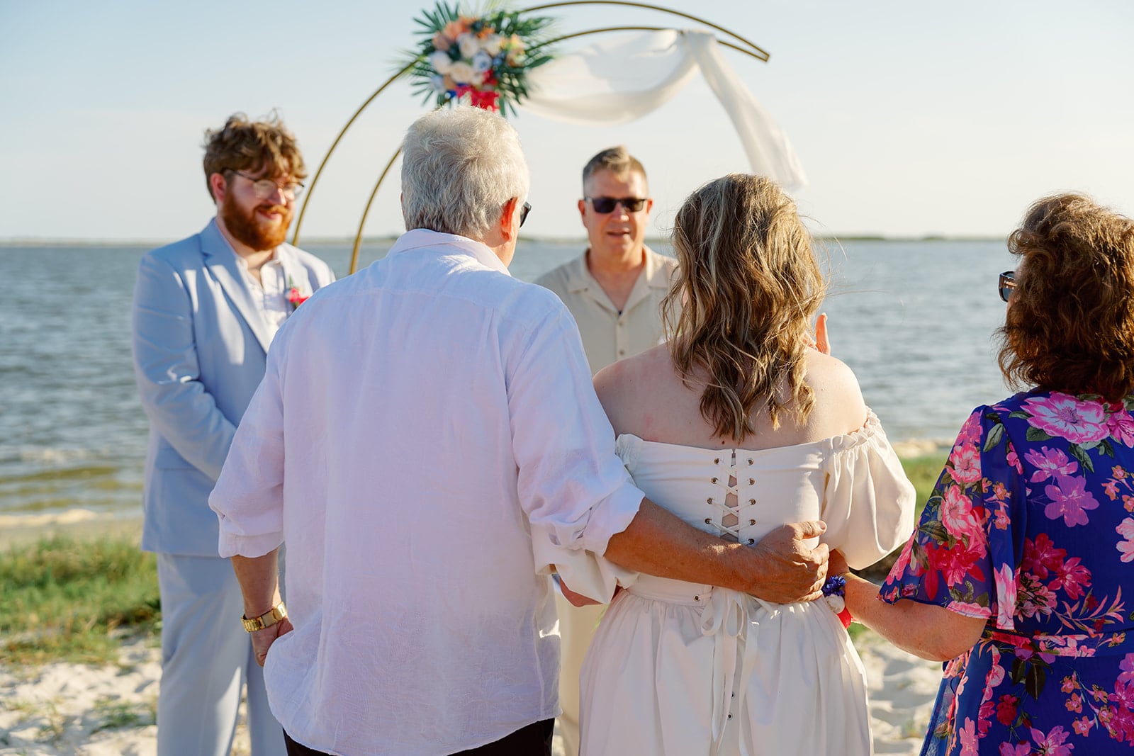 McGruder wedding, Dauphin Island