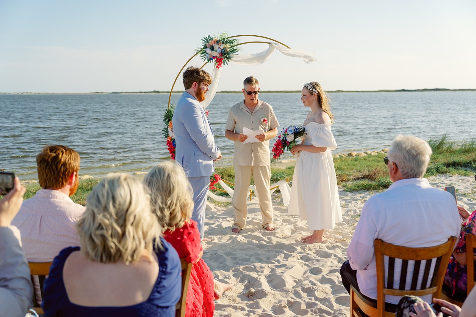 McGruder wedding, Dauphin Island
