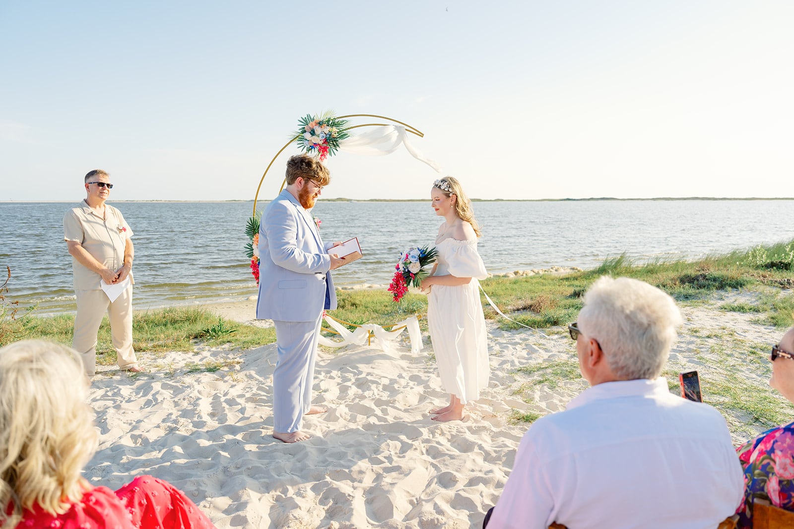 McGruder wedding, Dauphin Island