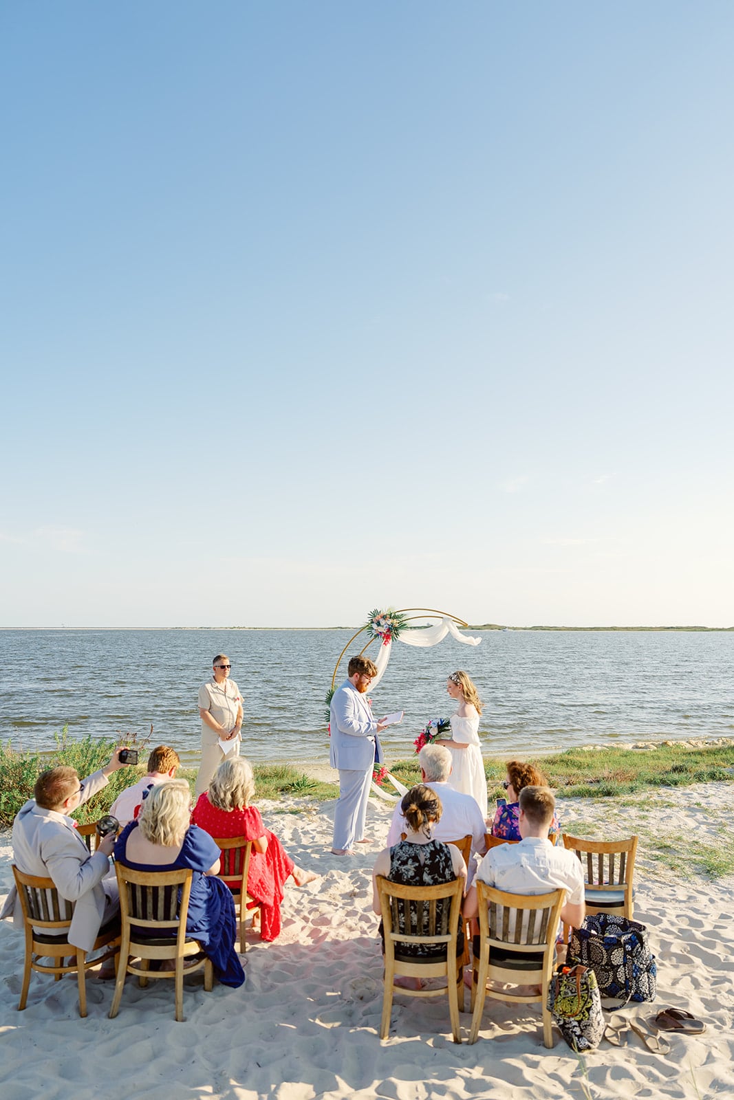 McGruder wedding, Dauphin Island
