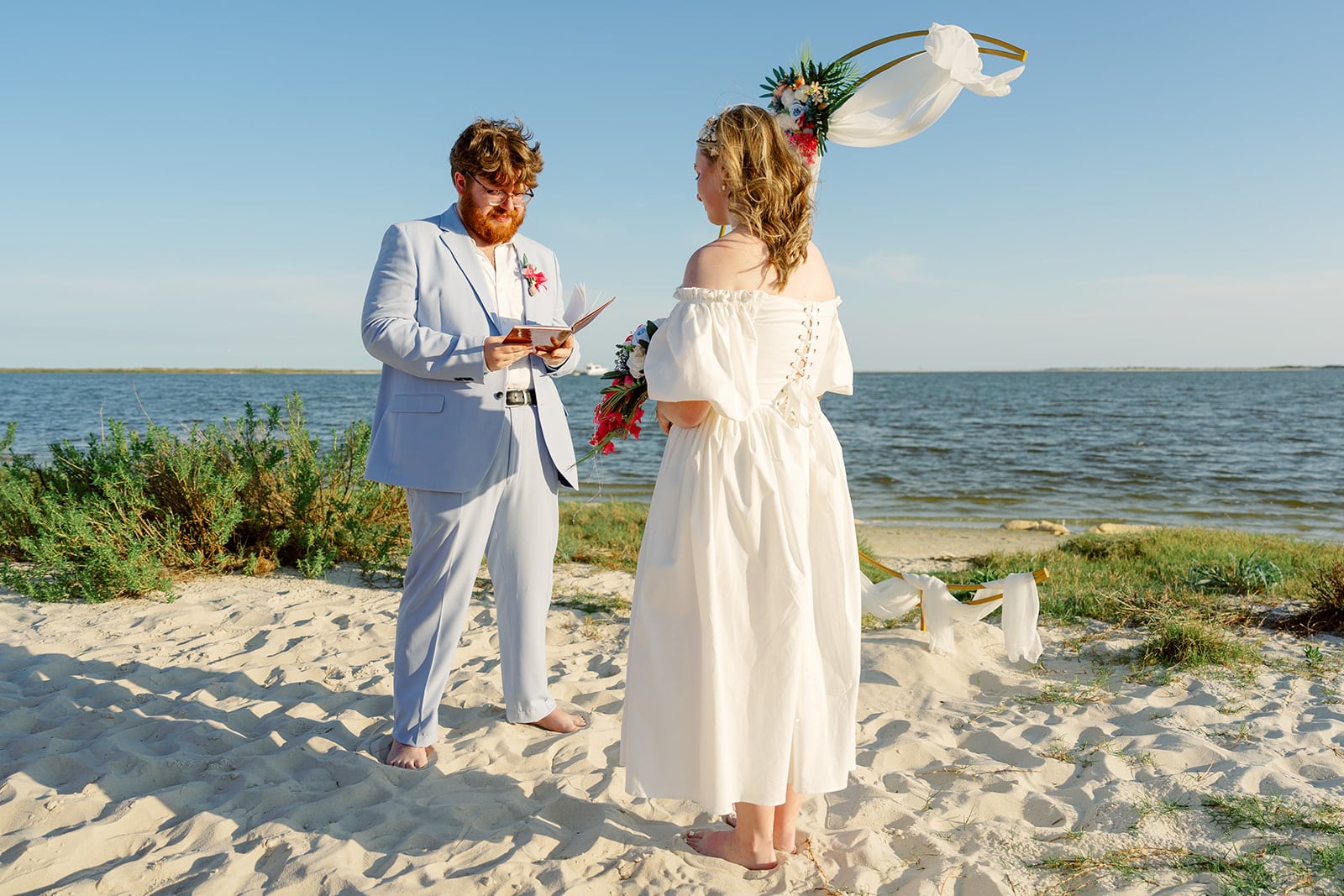 McGruder wedding, Dauphin Island