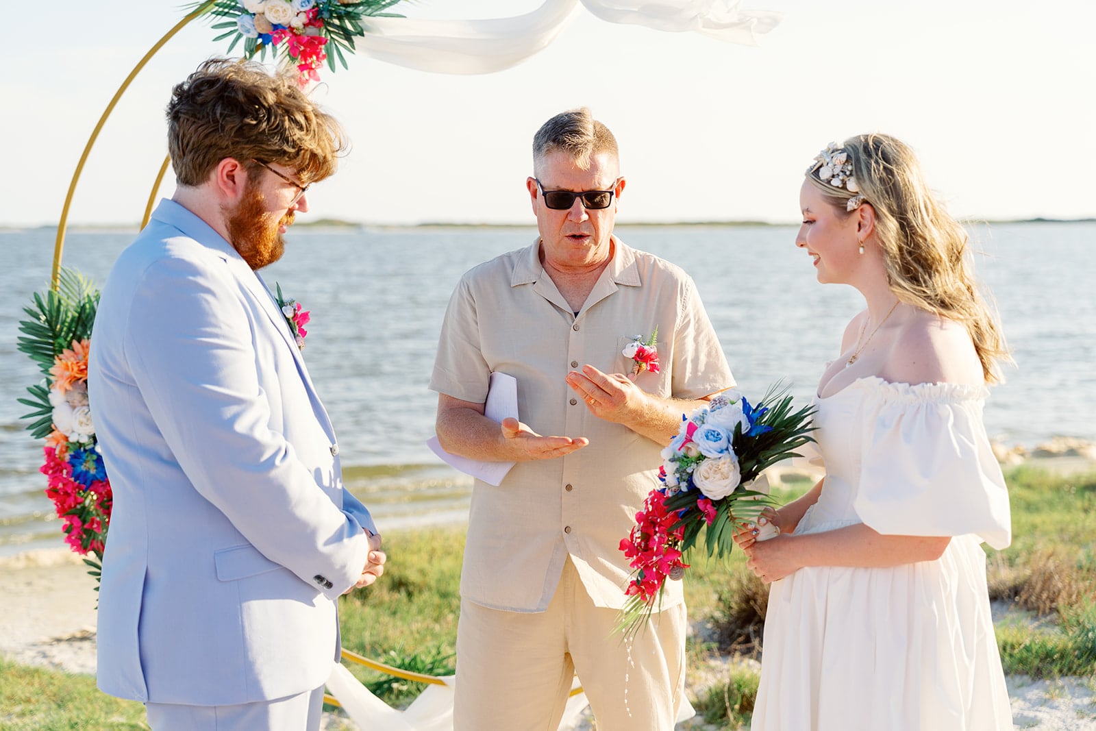 McGruder wedding, Dauphin Island