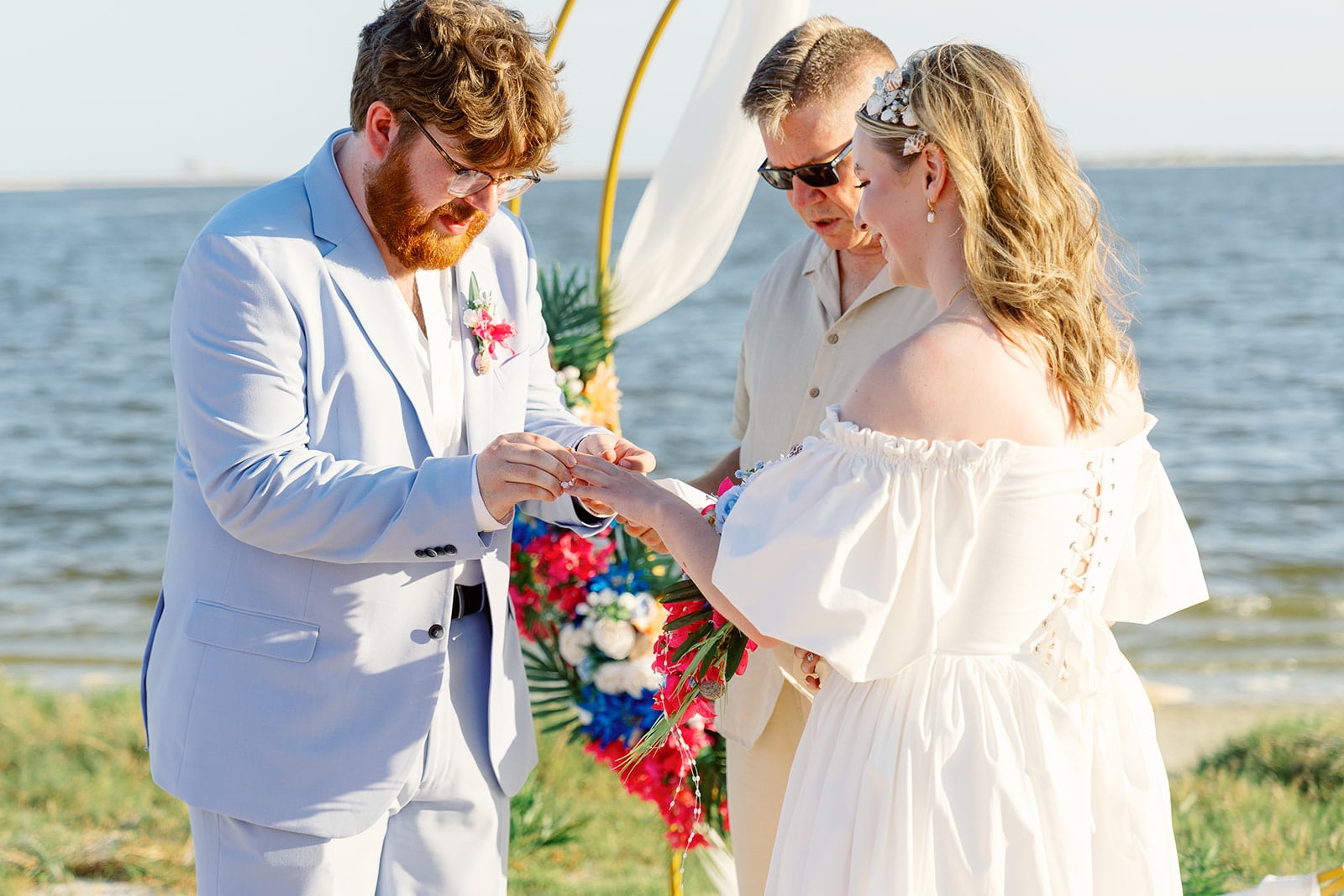 McGruder wedding, Dauphin Island