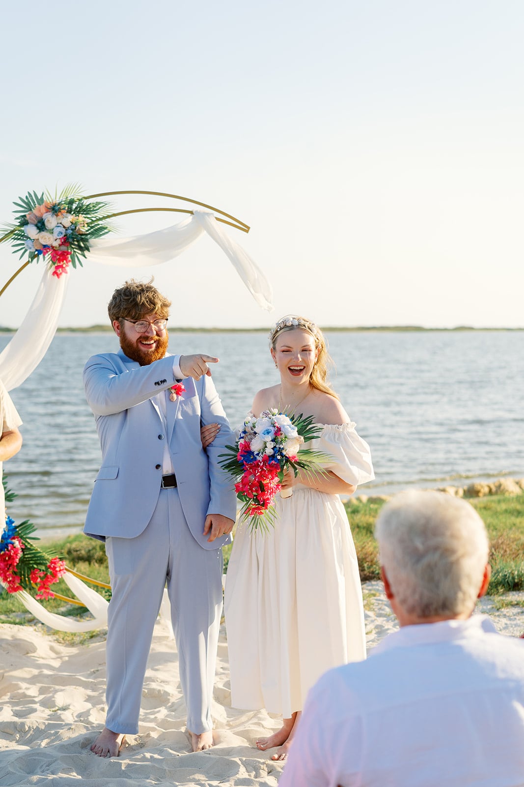 McGruder wedding, Dauphin Island