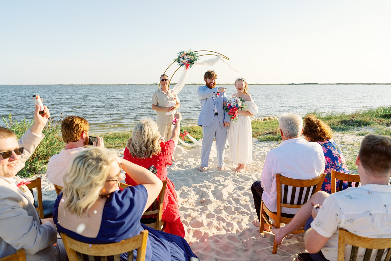 McGruder wedding, Dauphin Island