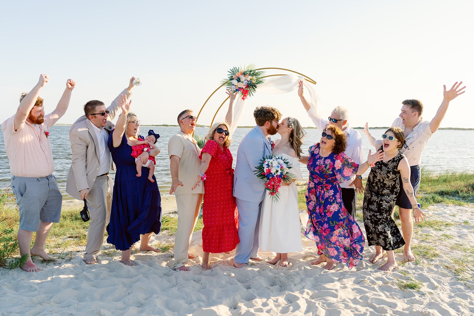 McGruder wedding, Dauphin Island