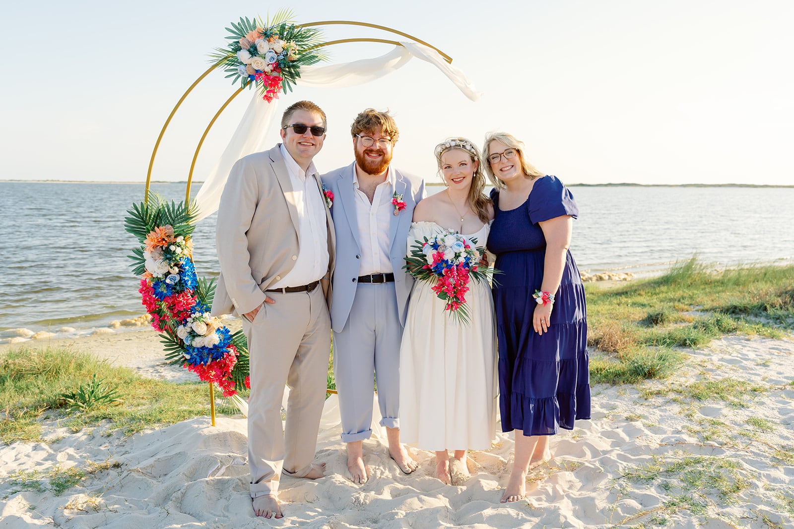 McGruder wedding, Dauphin Island