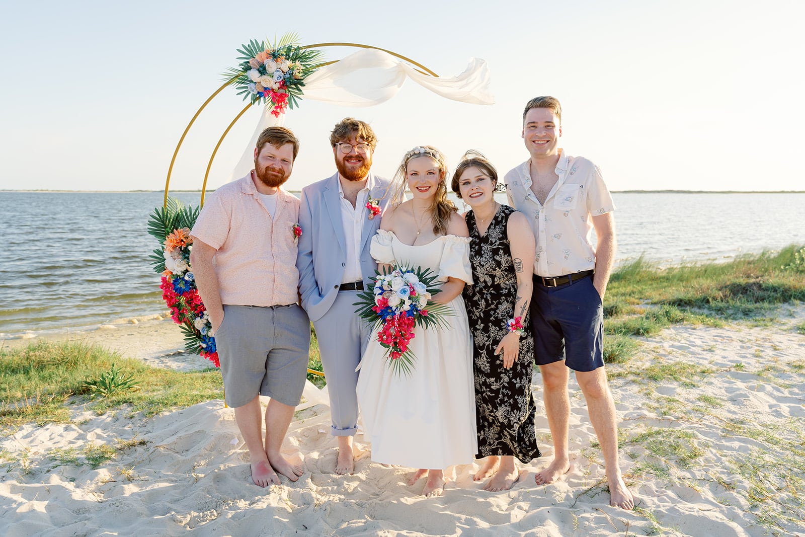 McGruder wedding, Dauphin Island