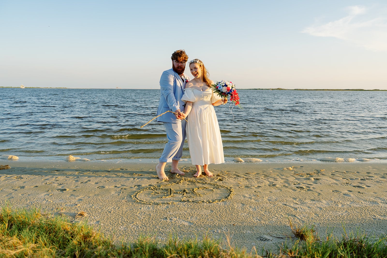 McGruder wedding, Dauphin Island