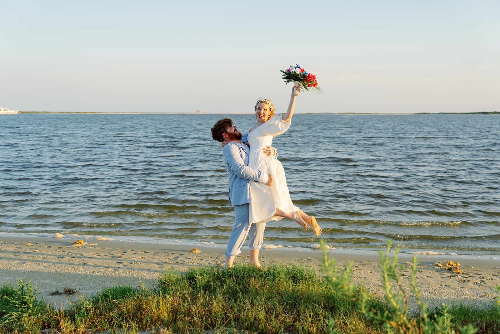 McGruder wedding, Dauphin Island