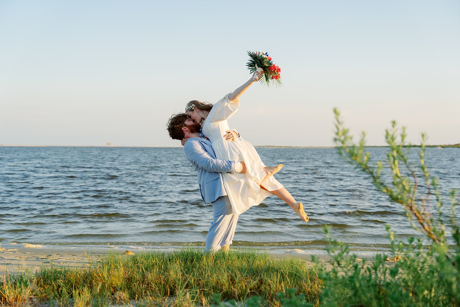 McGruder wedding, Dauphin Island