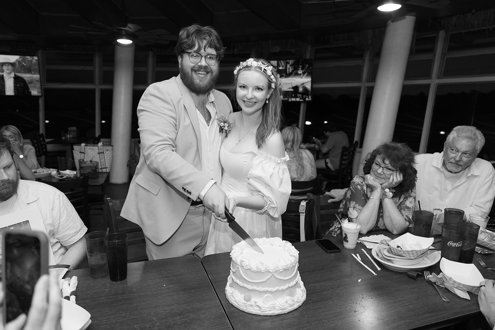 McGruder wedding, Dauphin Island