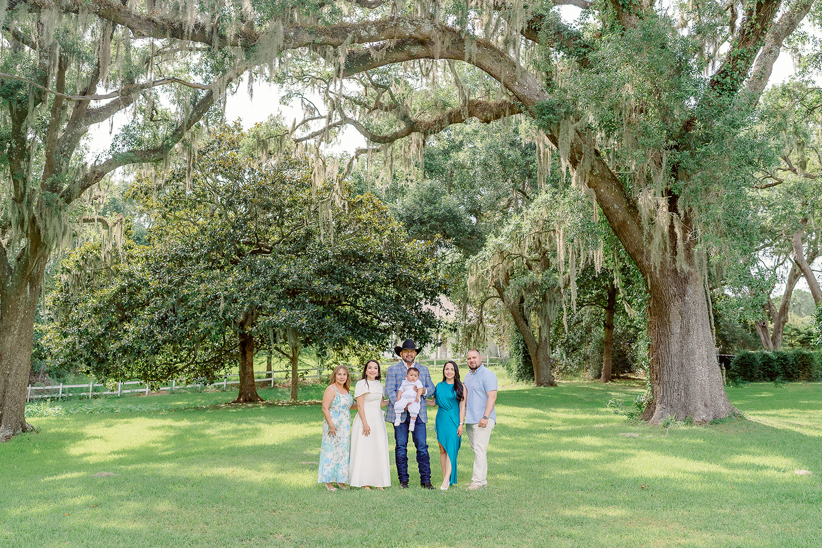 Trevino baptism at Sacred Heart Church in Pascagoula and The Old Place in Gautier