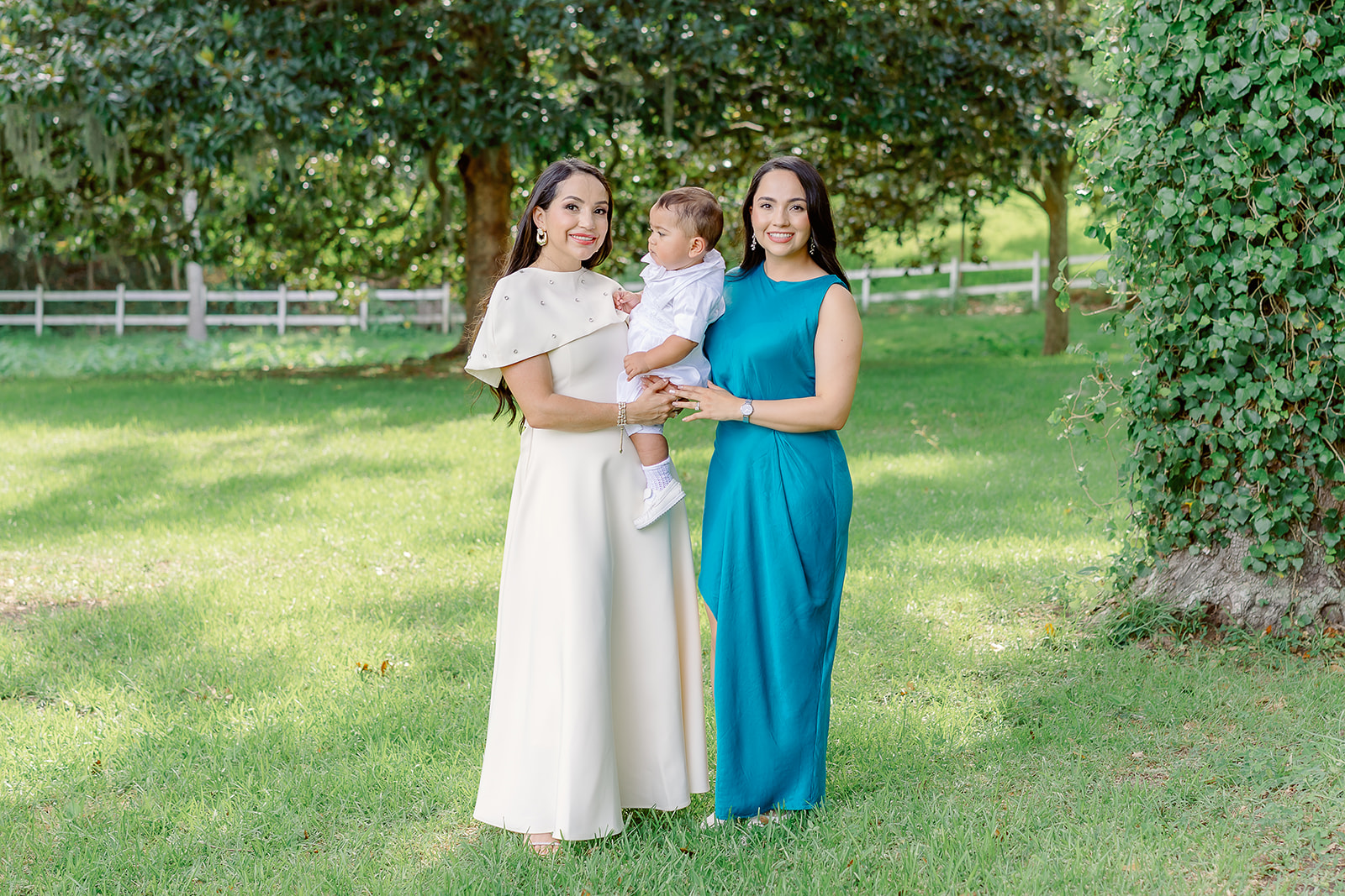 Trevino baptism at Sacred Heart Church in Pascagoula and The Old Place in Gautier