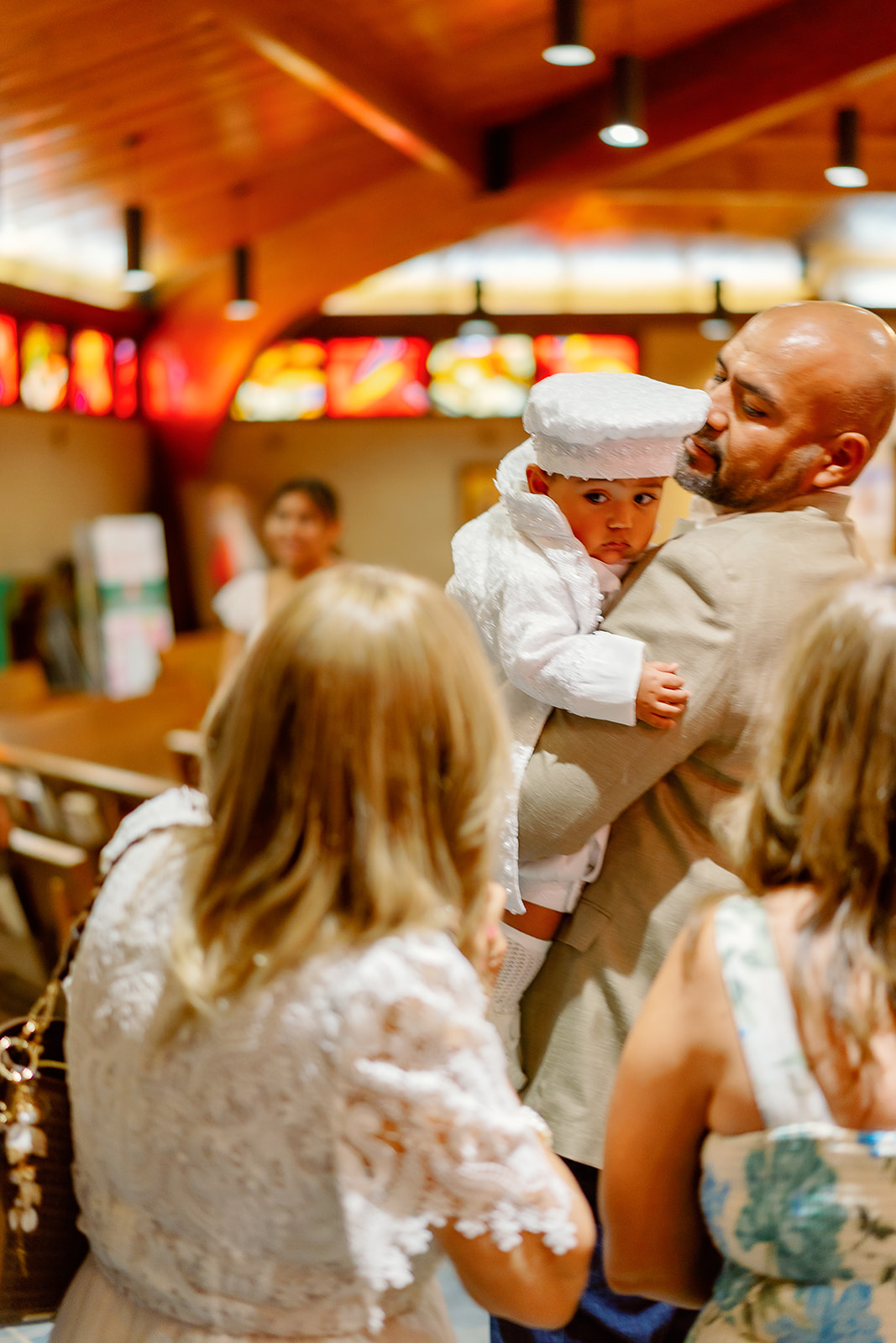 Trevino baptism at Sacred Heart Church in Pascagoula and The Old Place in Gautier