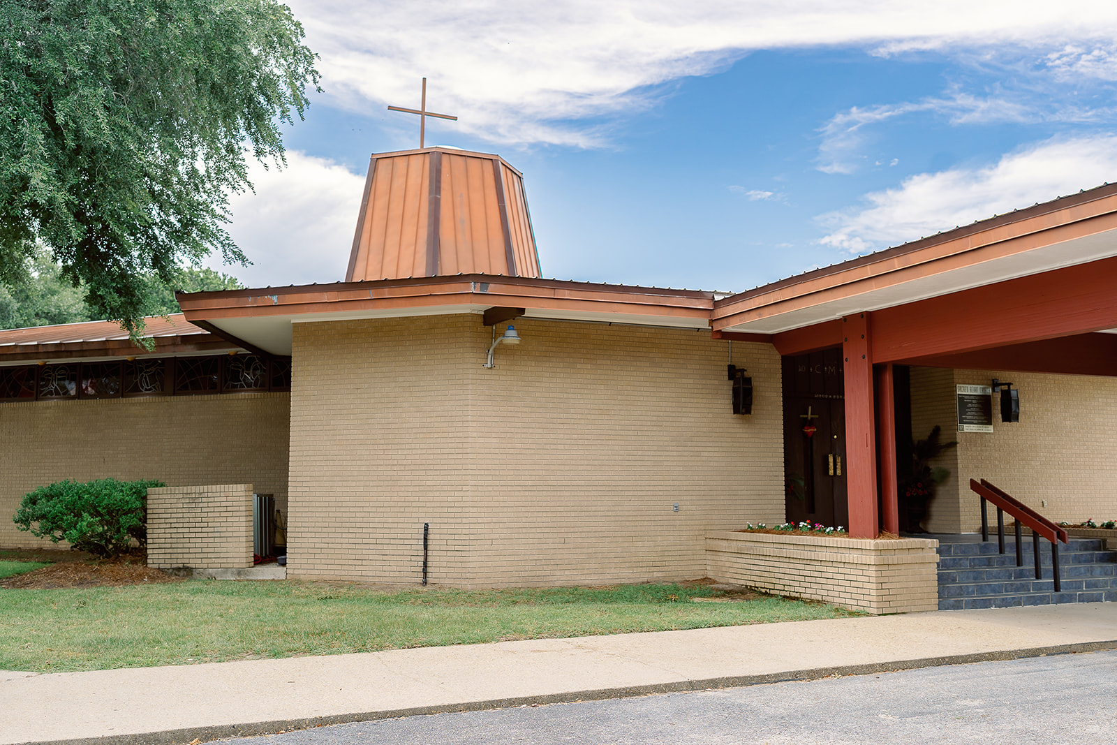 Trevino baptism at Sacred Heart Church in Pascagoula and The Old Place in Gautier